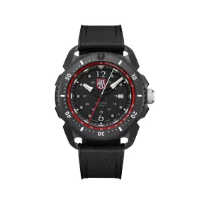 46MM LUMINOX ICE SAR ARTIC QUARTZ WATCH WITH BLACK AND RED DATE DIAL