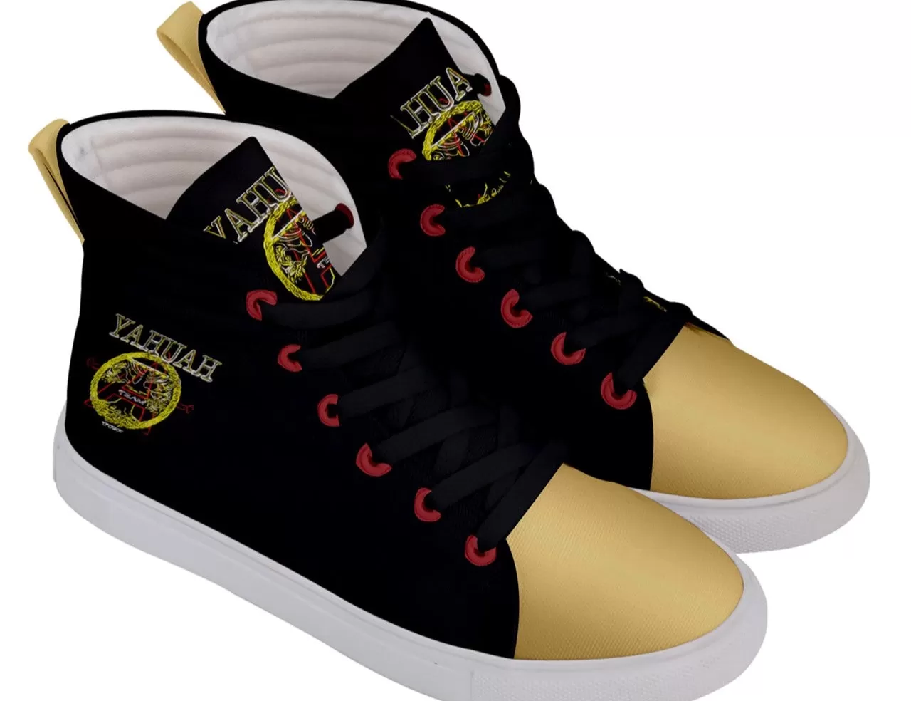 A-Team 01 Gold Men High Top Skate Shoes (max size = US 11.5)