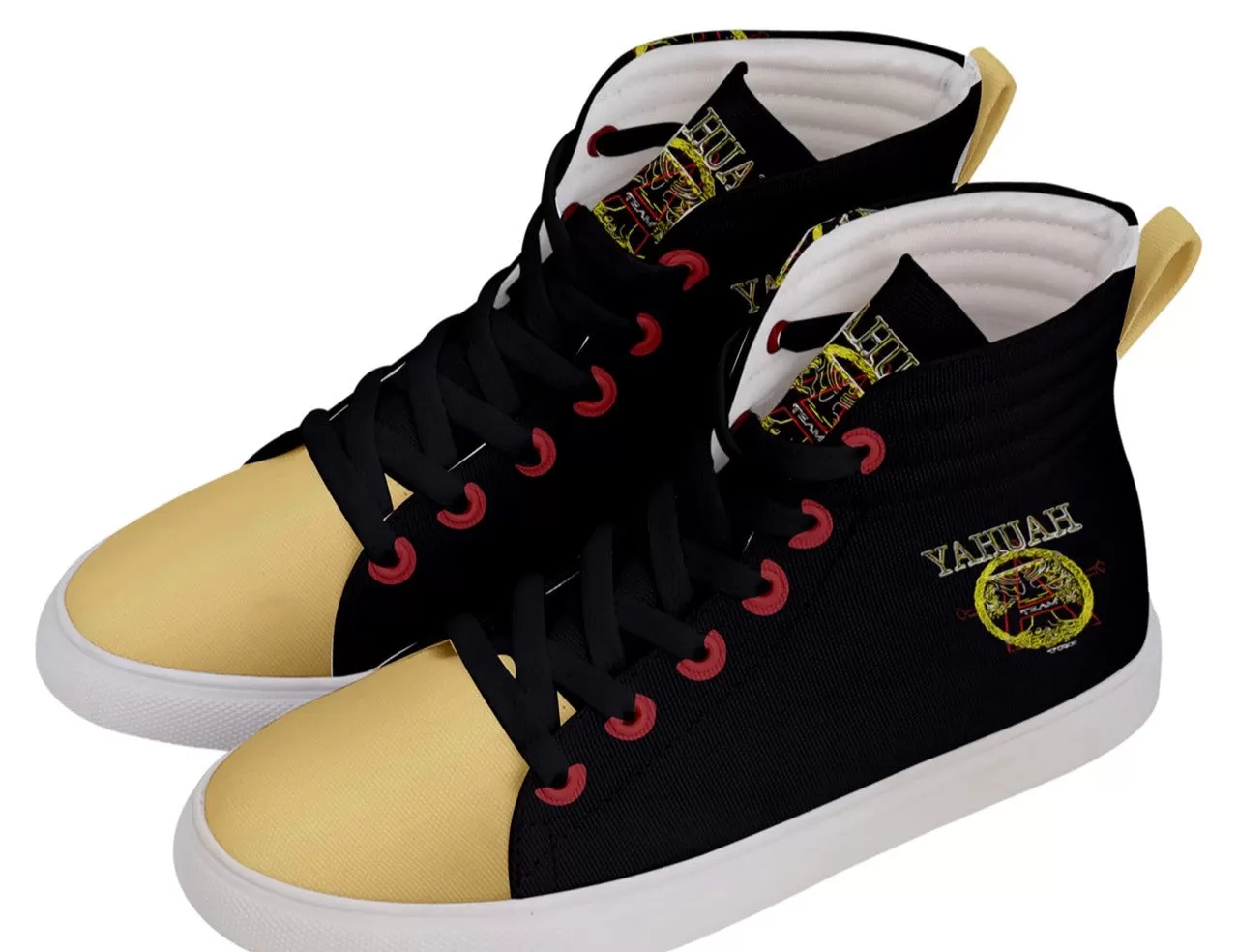 A-Team 01 Gold Men High Top Skate Shoes (max size = US 11.5)