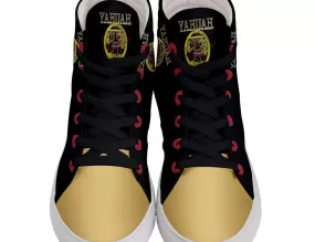 A-Team 01 Gold Men High Top Skate Shoes (max size = US 11.5)