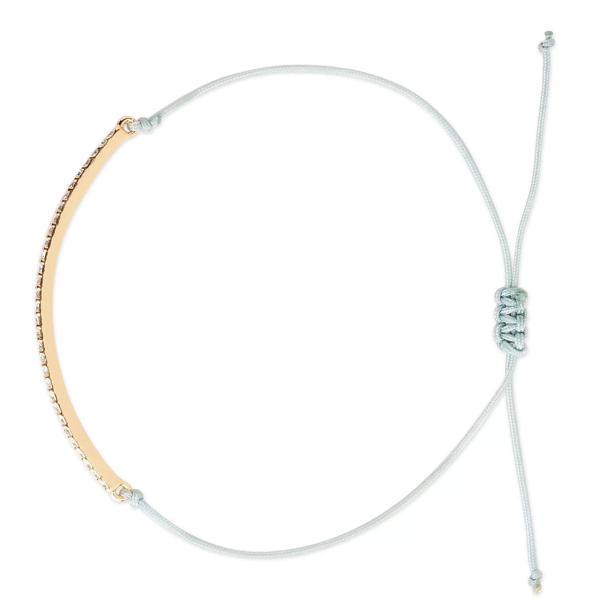 Accessorize London Women's Crystal Bar Friendship Bracelet