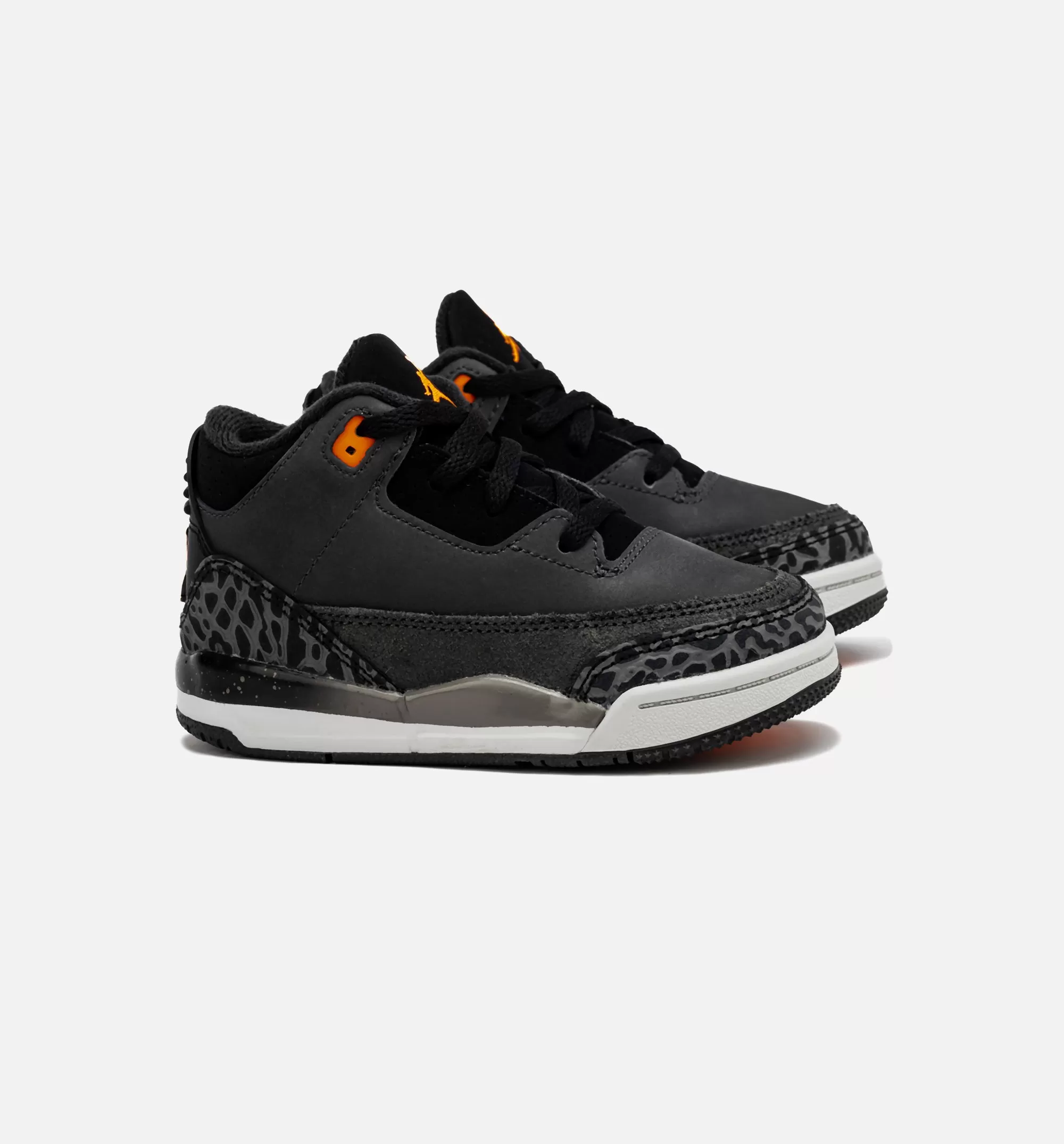 Air Jordan 3 Retro Fear Infant Toddler Lifestyle Shoe - Night Stadium/Total Orange