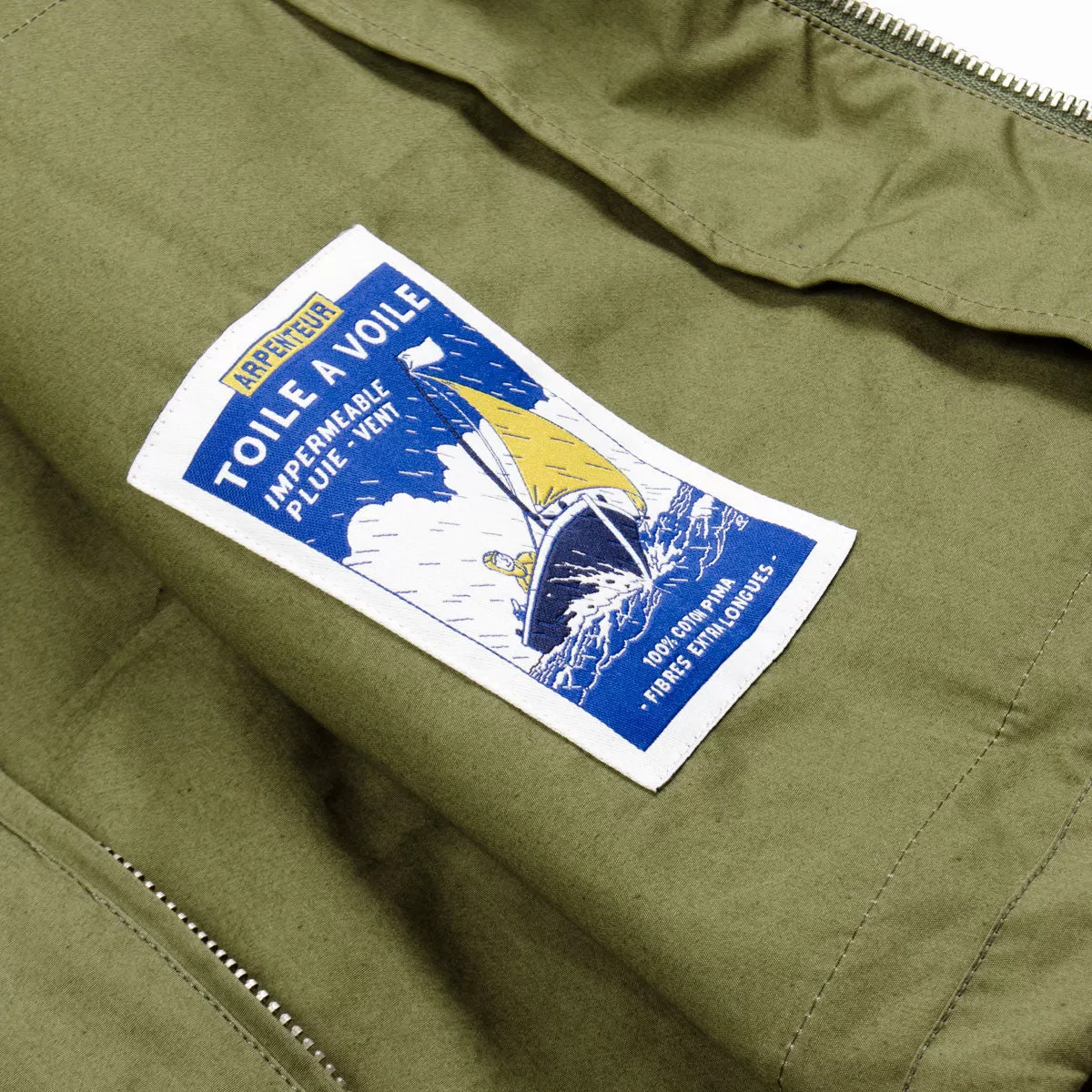 Arpenteur - Mission II Parka - Olive Sail Gabardine