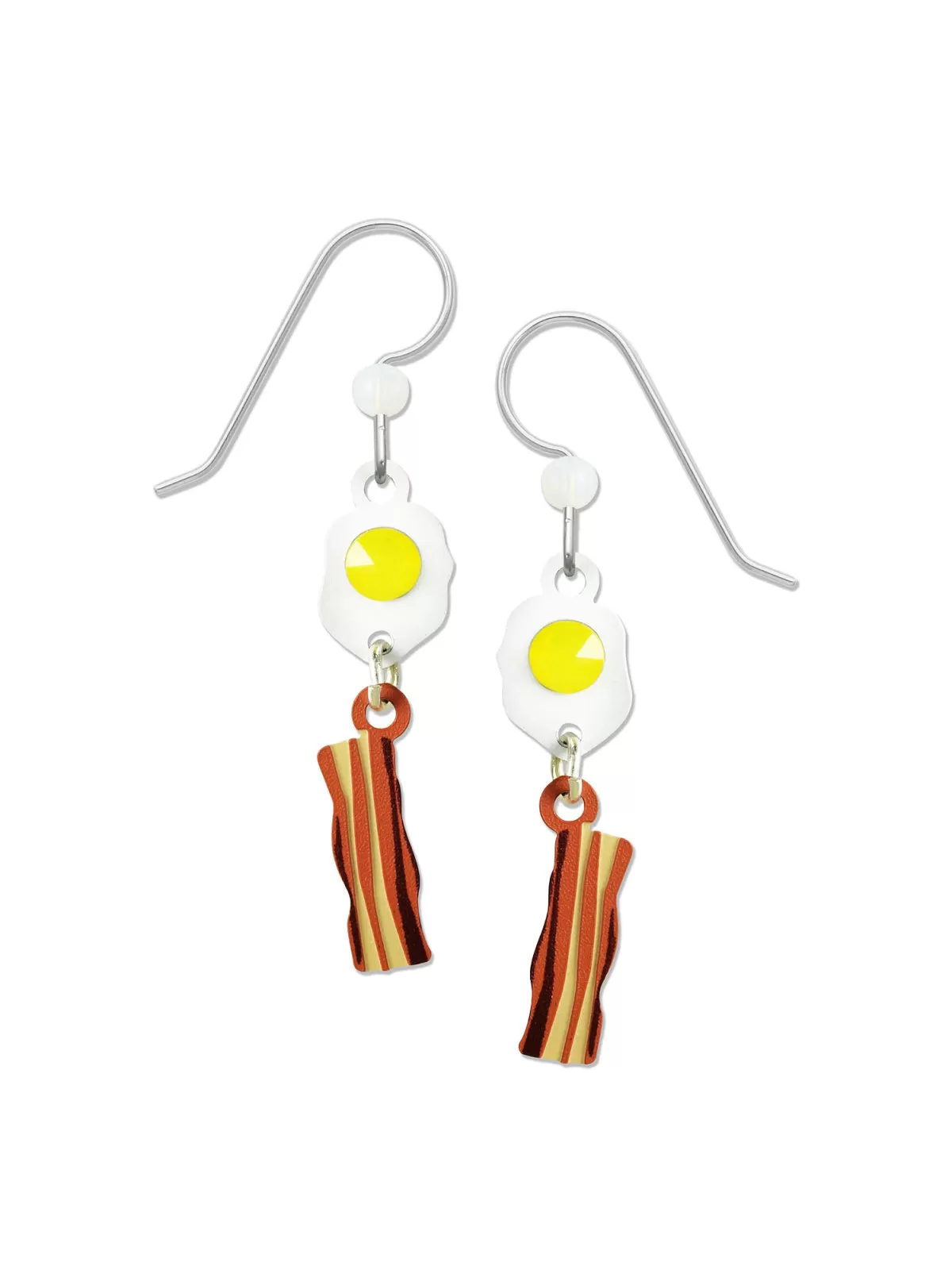 Bacon & Eggs Earrings by Sienna Sky