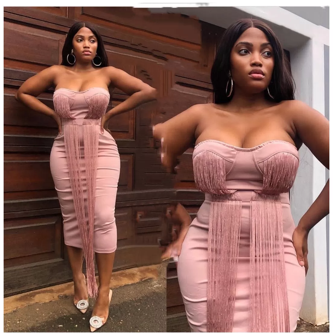 Bandage Boobtube Bodycon Dress