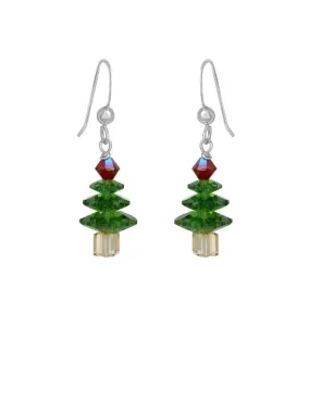 Beaded Holiday Tree Dangles