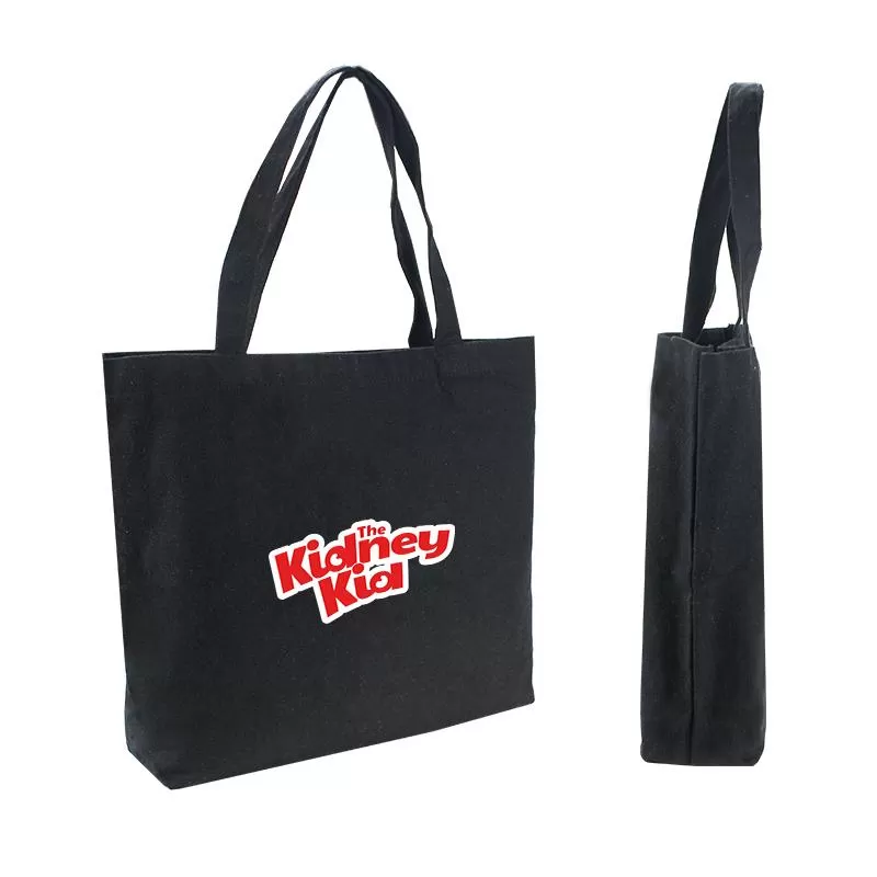 Black Canvas Tote Bag 42*35*10cm