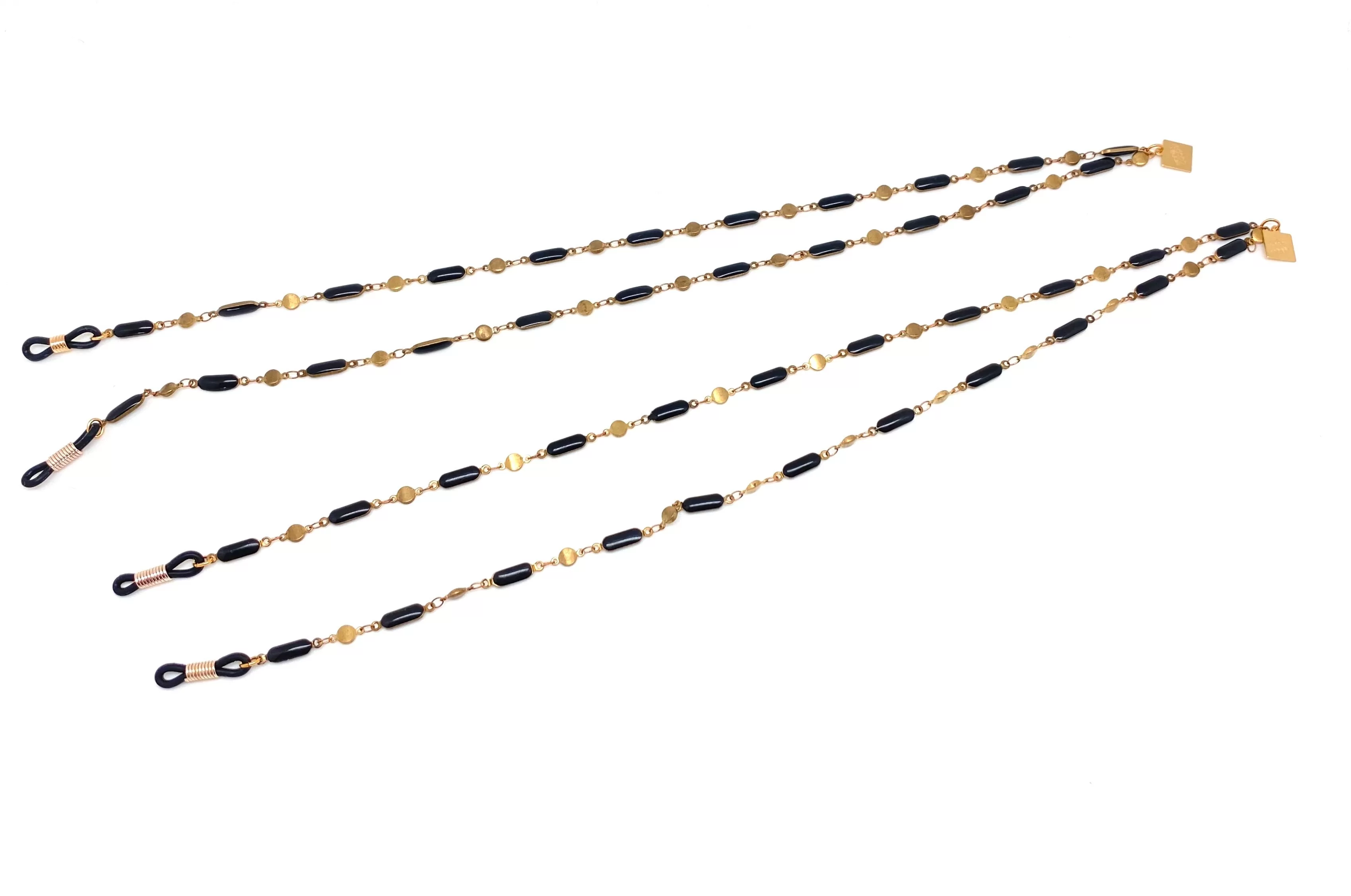 Black Enameled Sunny-chain