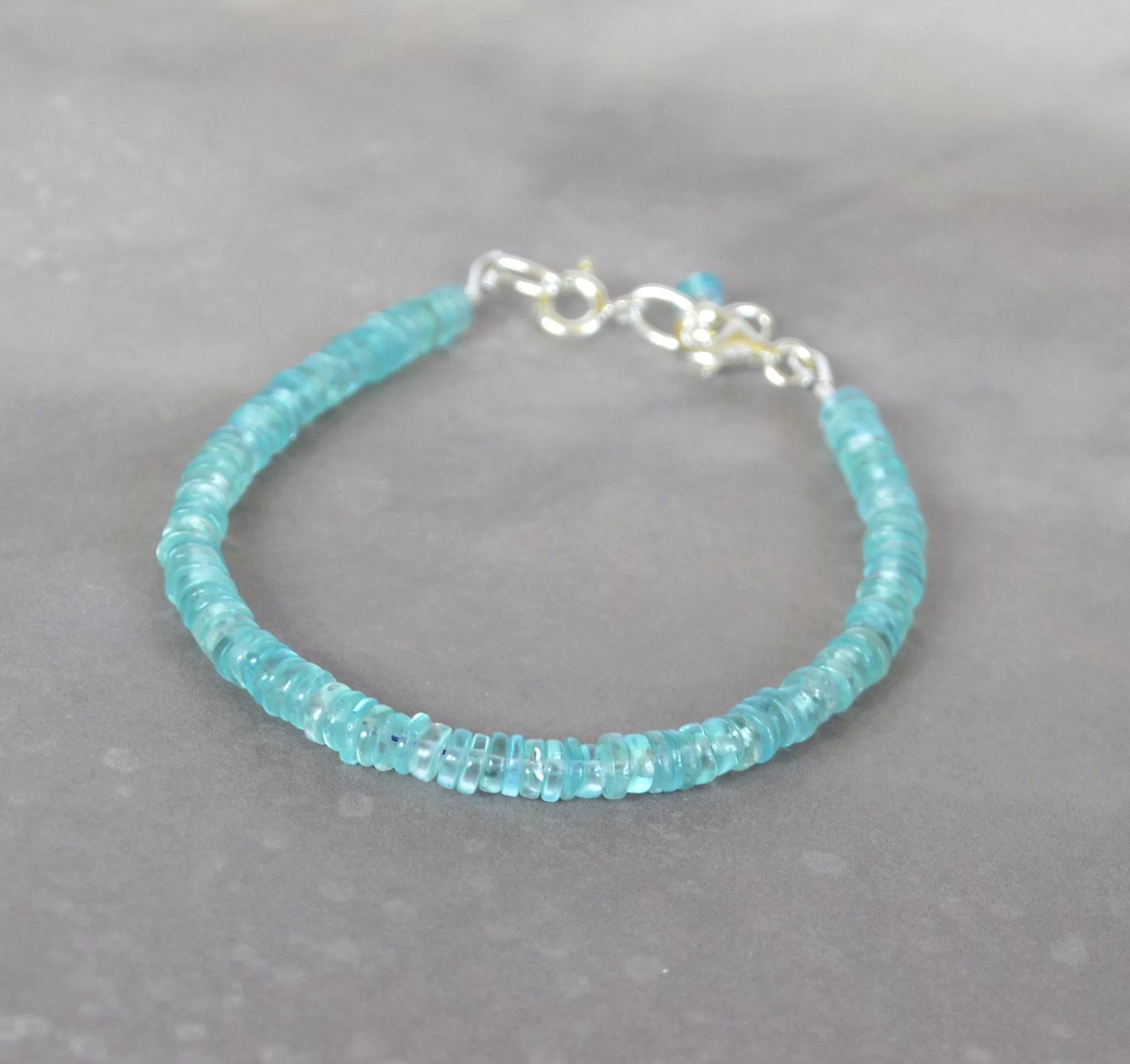 Blue Apatite Bracelet