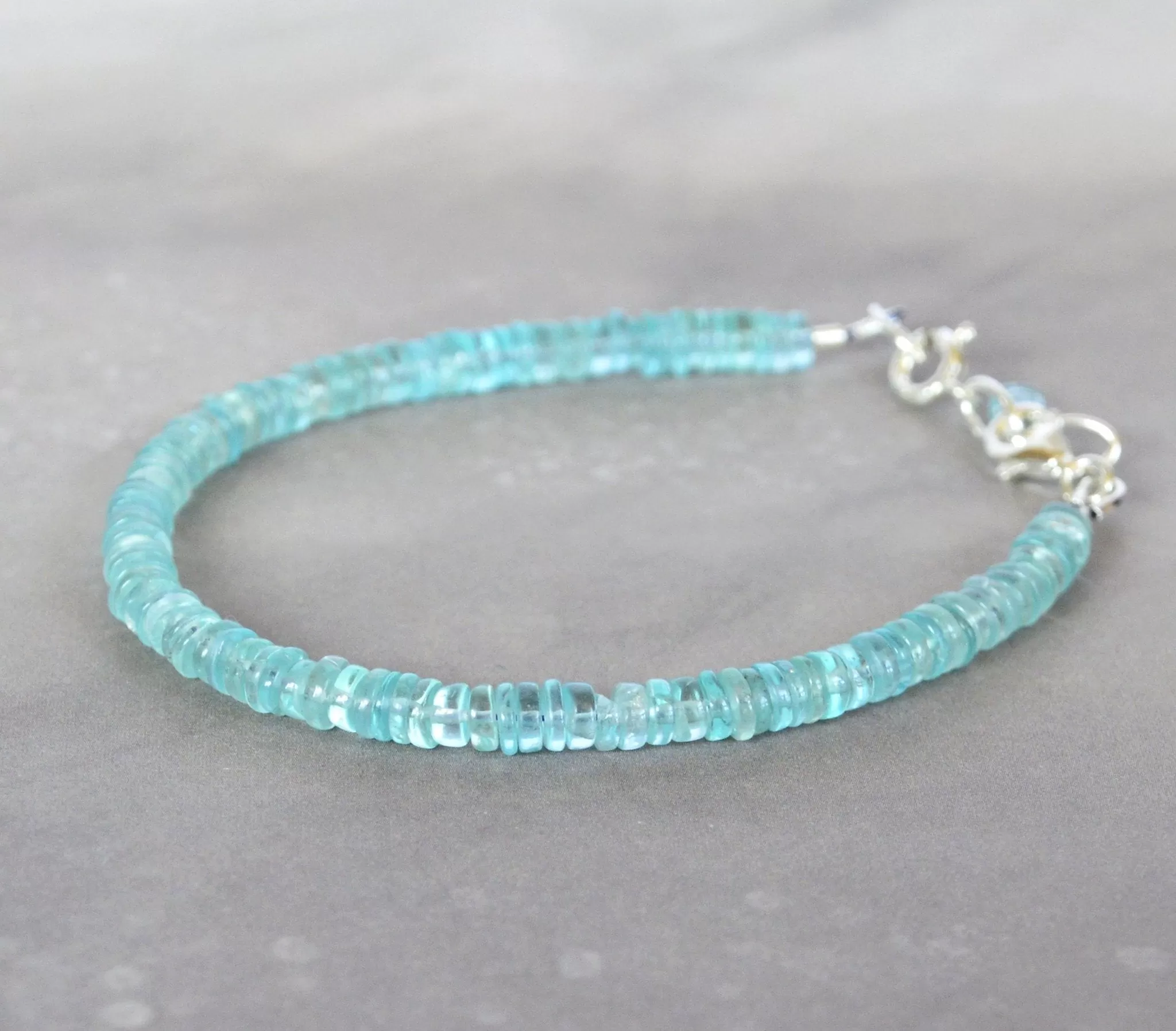 Blue Apatite Bracelet