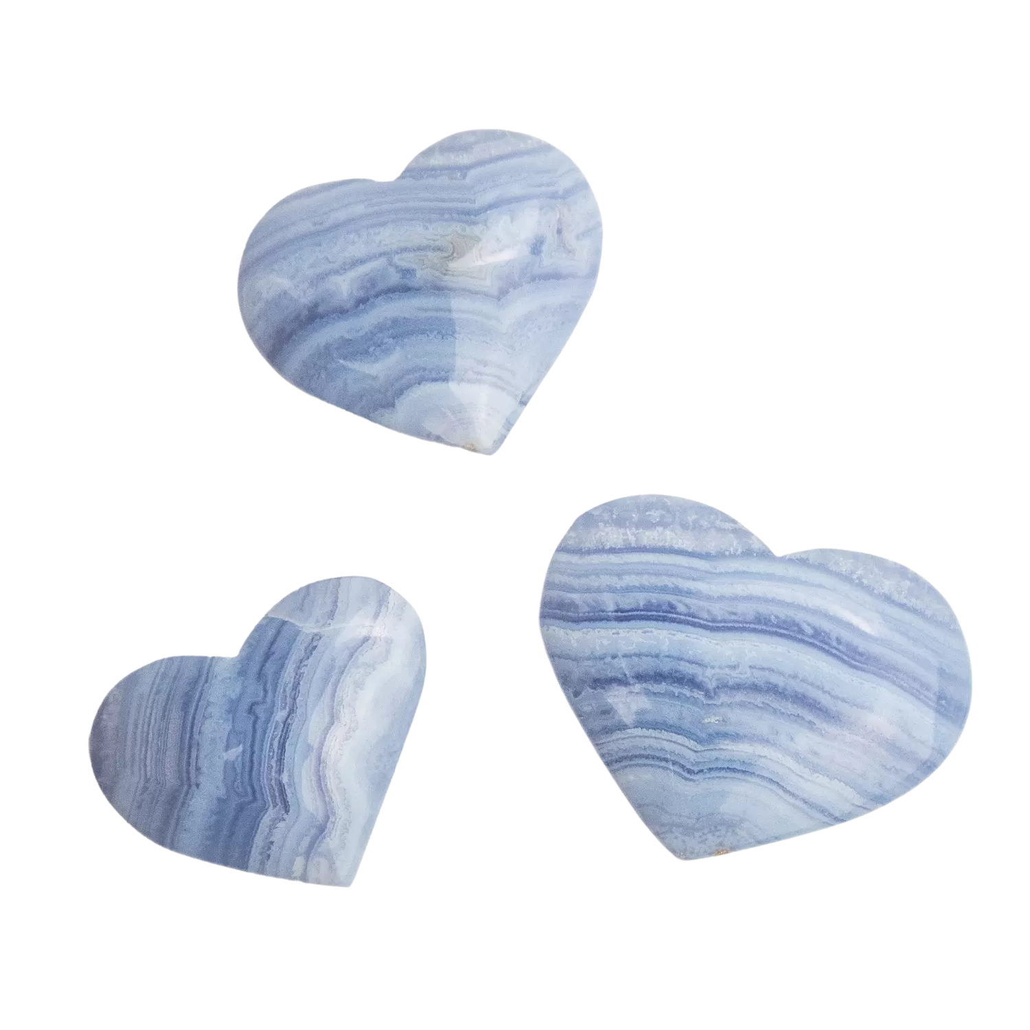 Blue Lace Agate Heart