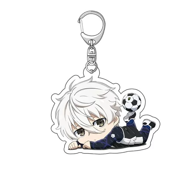 BLUE LOCK Keychain Nagi Kawaii Anime Accessories High Quality