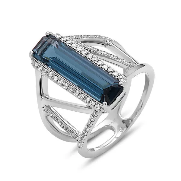 Blue Topaz Ring