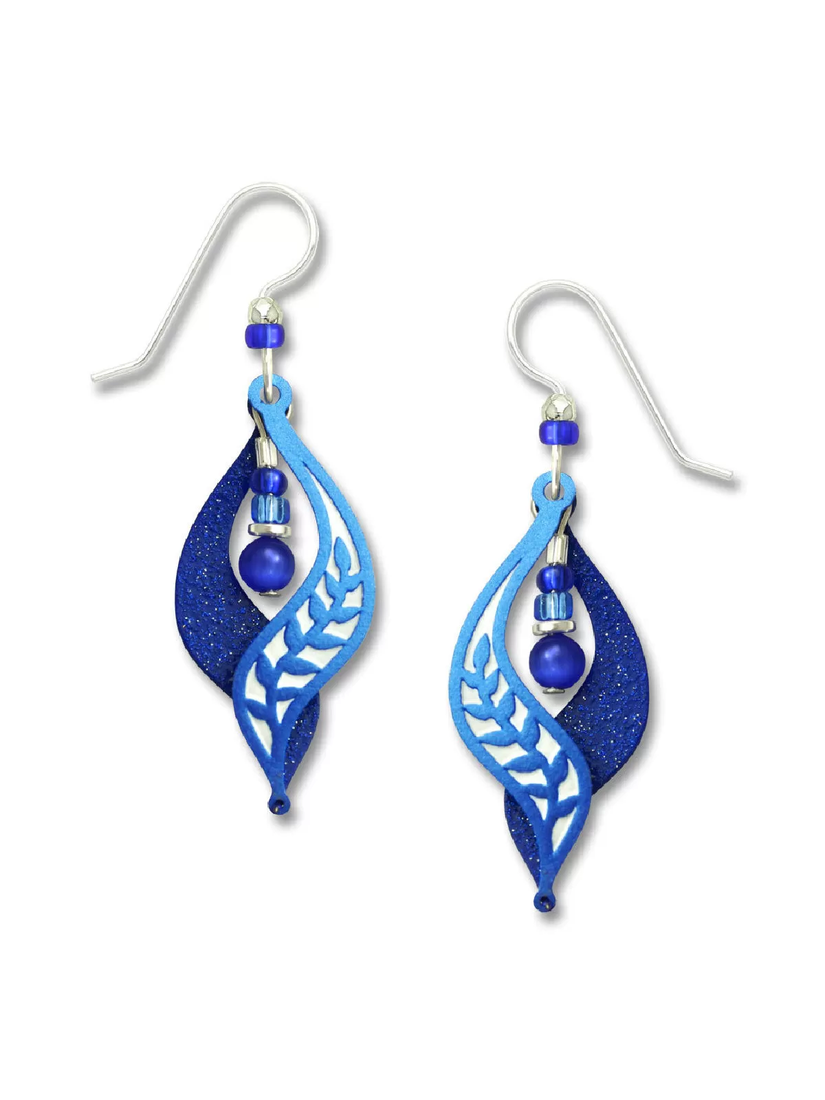 Blue Vine Dangles by Adajio