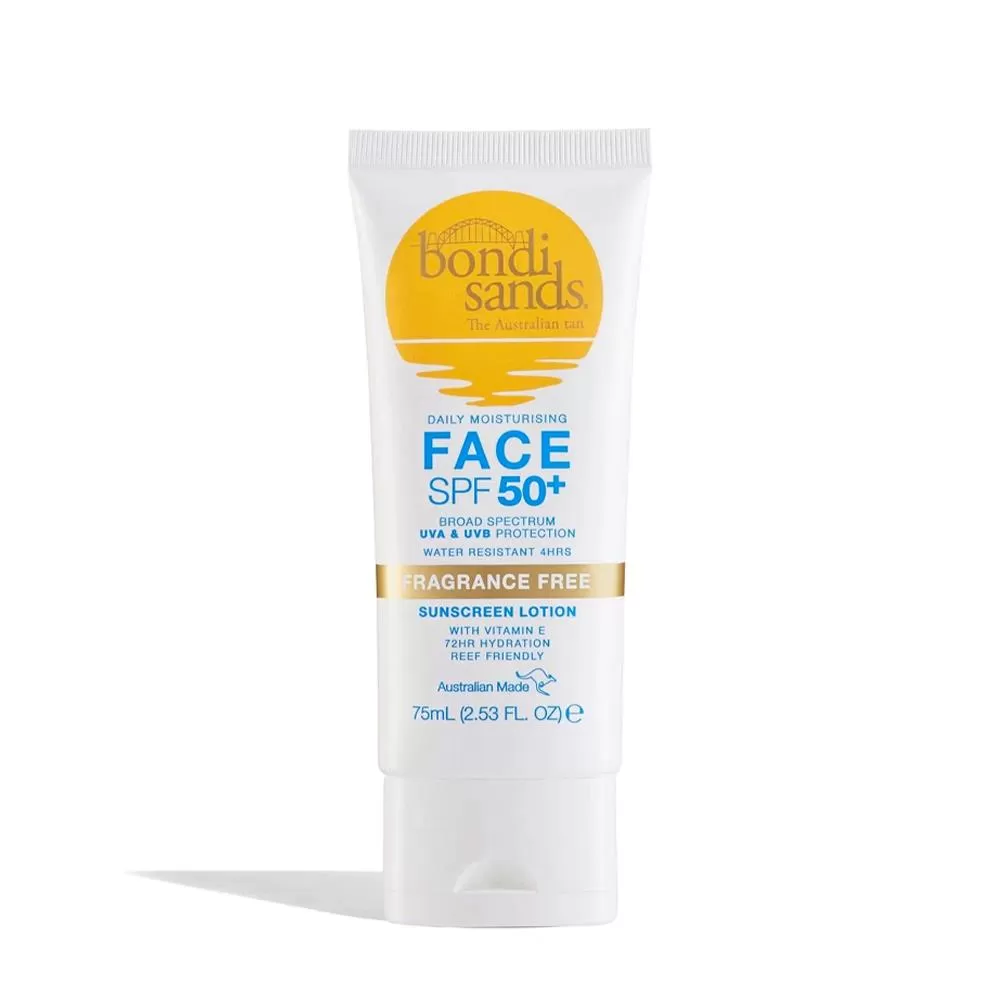 Bondi Sands Daily Moisturising Face Spf 50  Fragrance Free