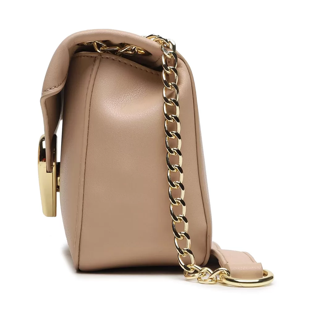 Borsa Donna a Spalla e Tracolla LOVE MOSCHINO linea Gracious Eco-Friendly Nude