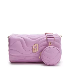 Borsa Donna a Tracolla LIU JO Better Trapuntata Rosa Lavanda con Charm