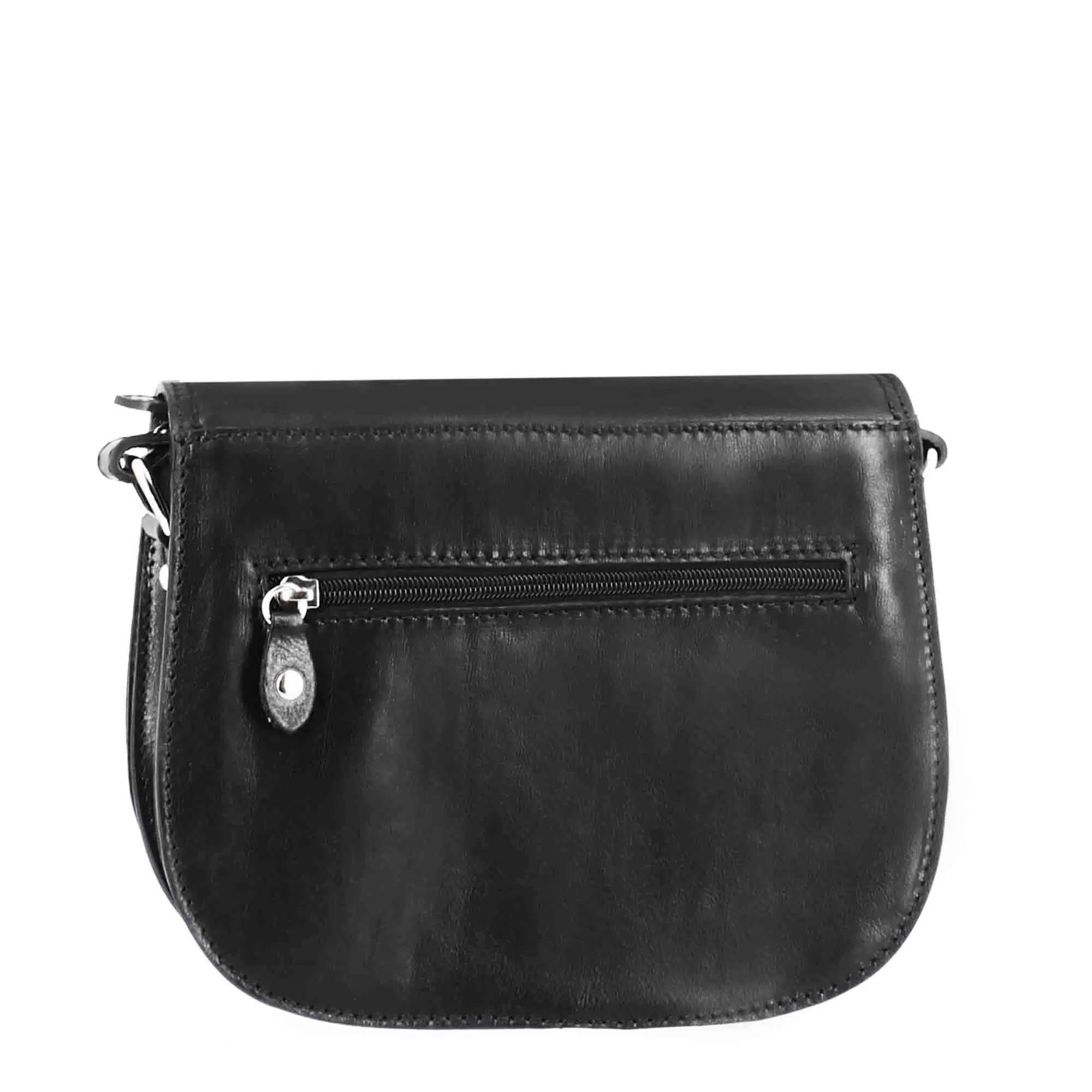 Borsa Essential da donna in pelle liscia colore nero