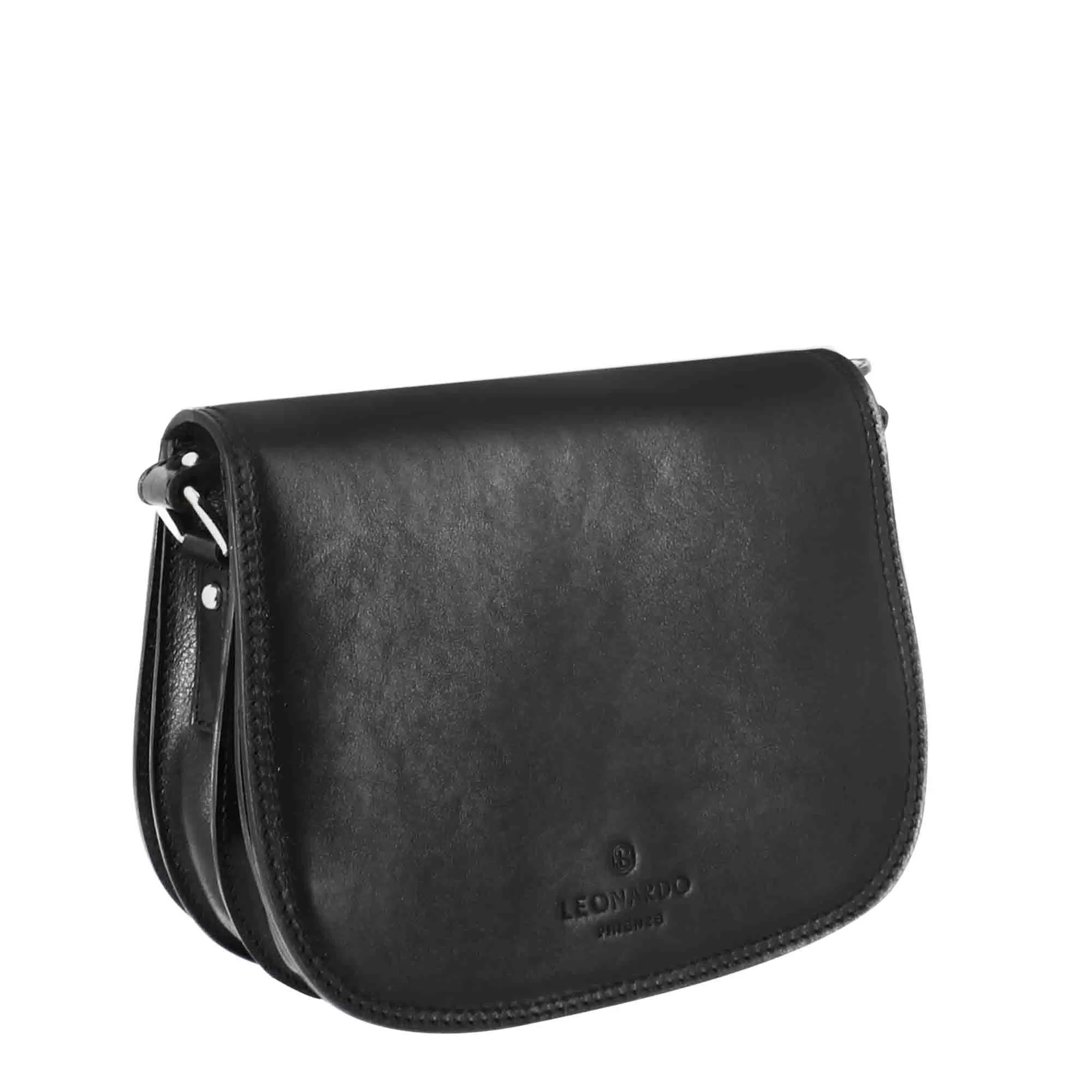 Borsa Essential da donna in pelle liscia colore nero