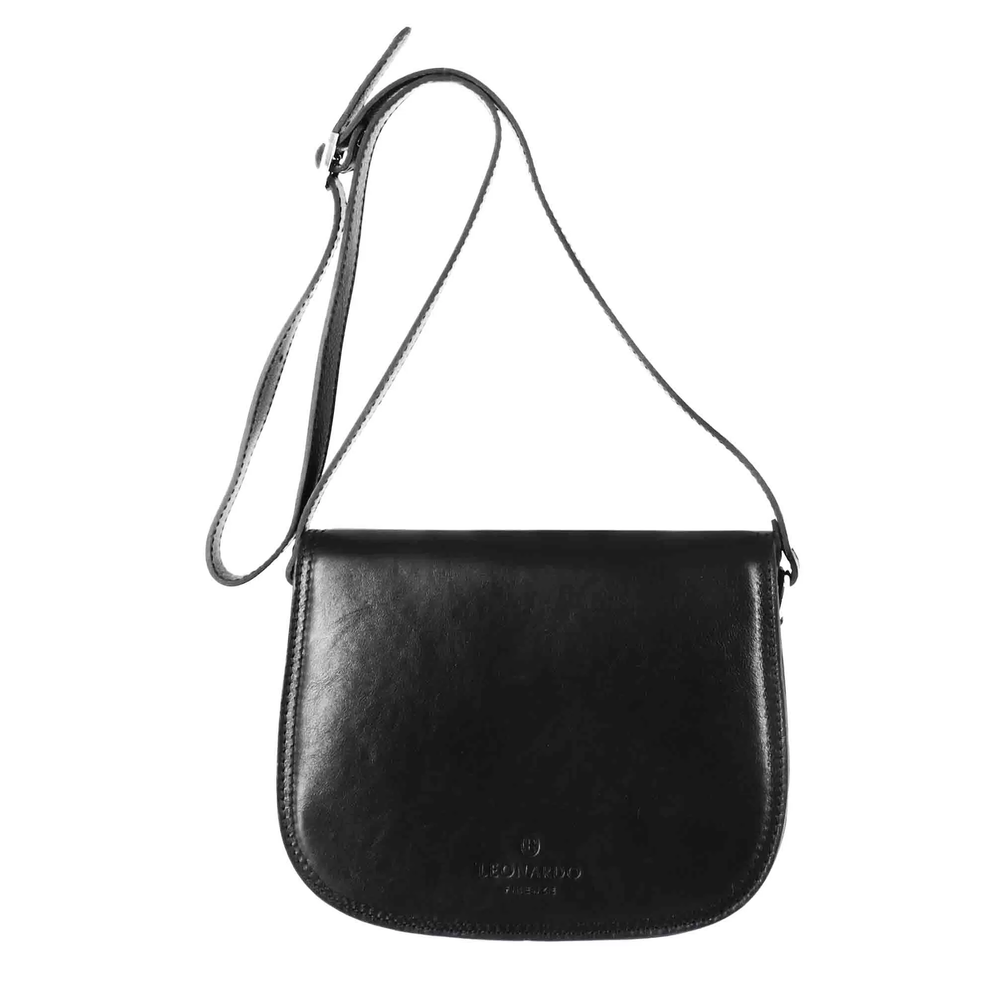 Borsa Essential da donna in pelle liscia colore nero