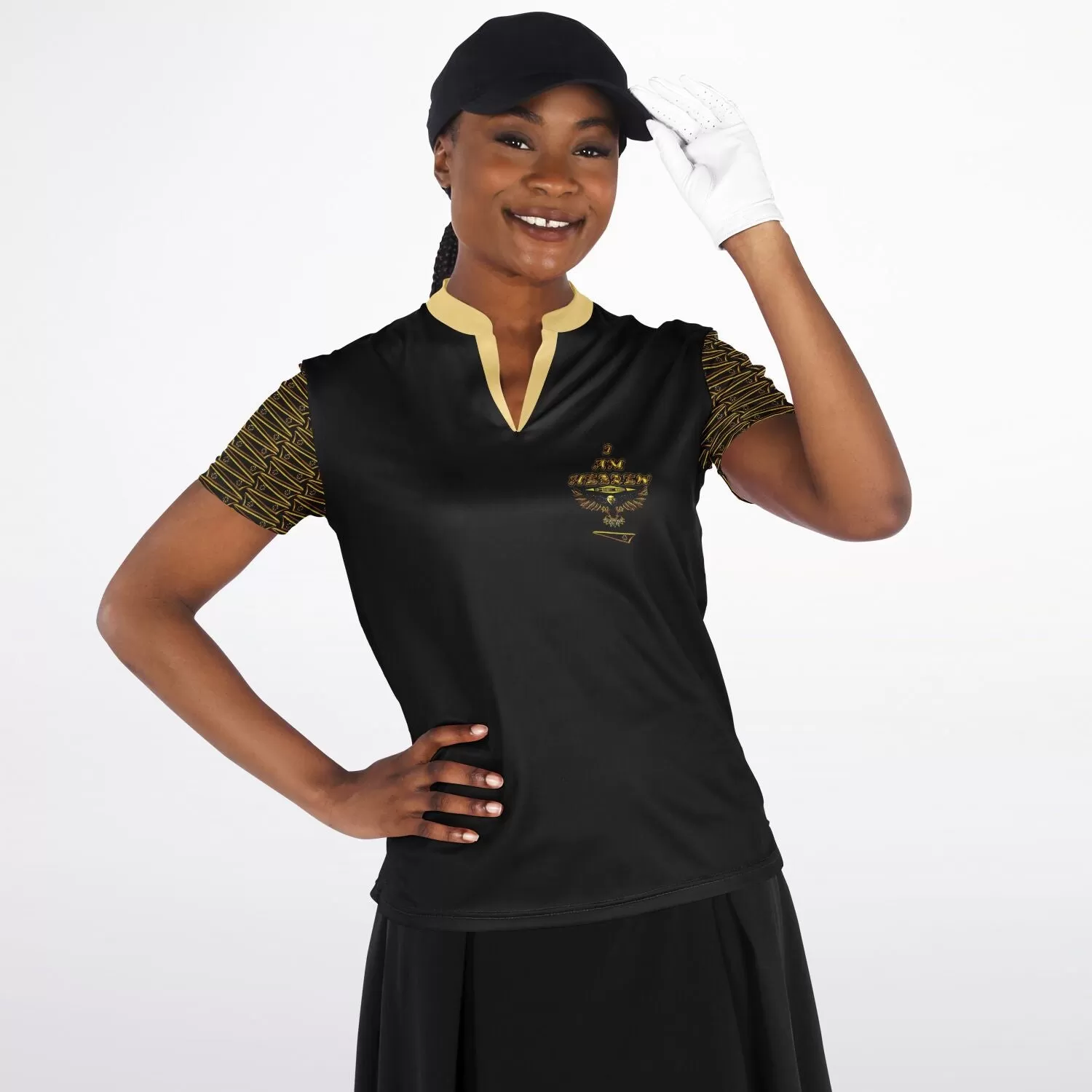 BREWZ Elected Ladies Designer Collarless Polo Shirt