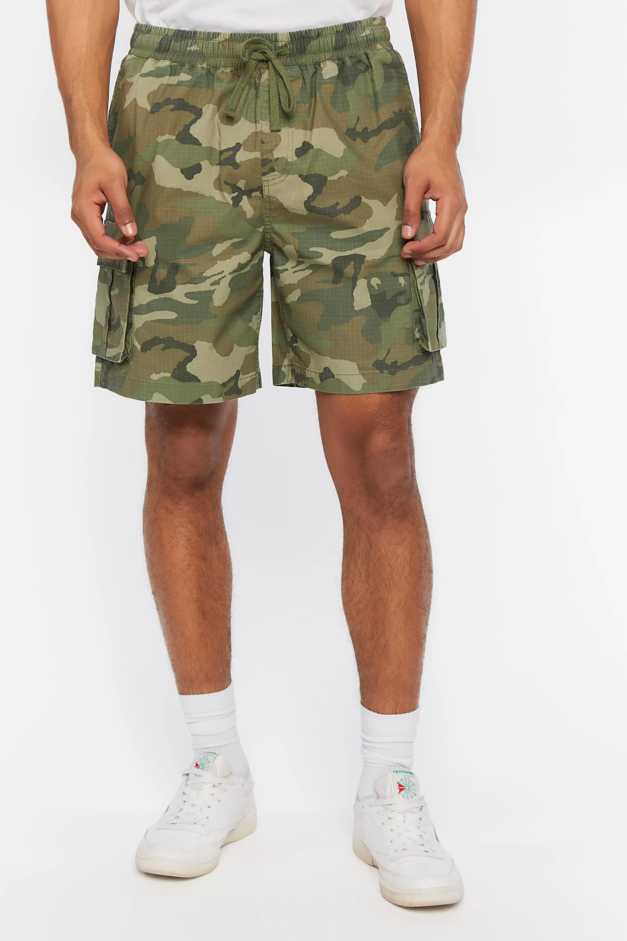 Camo Drawstring Shorts