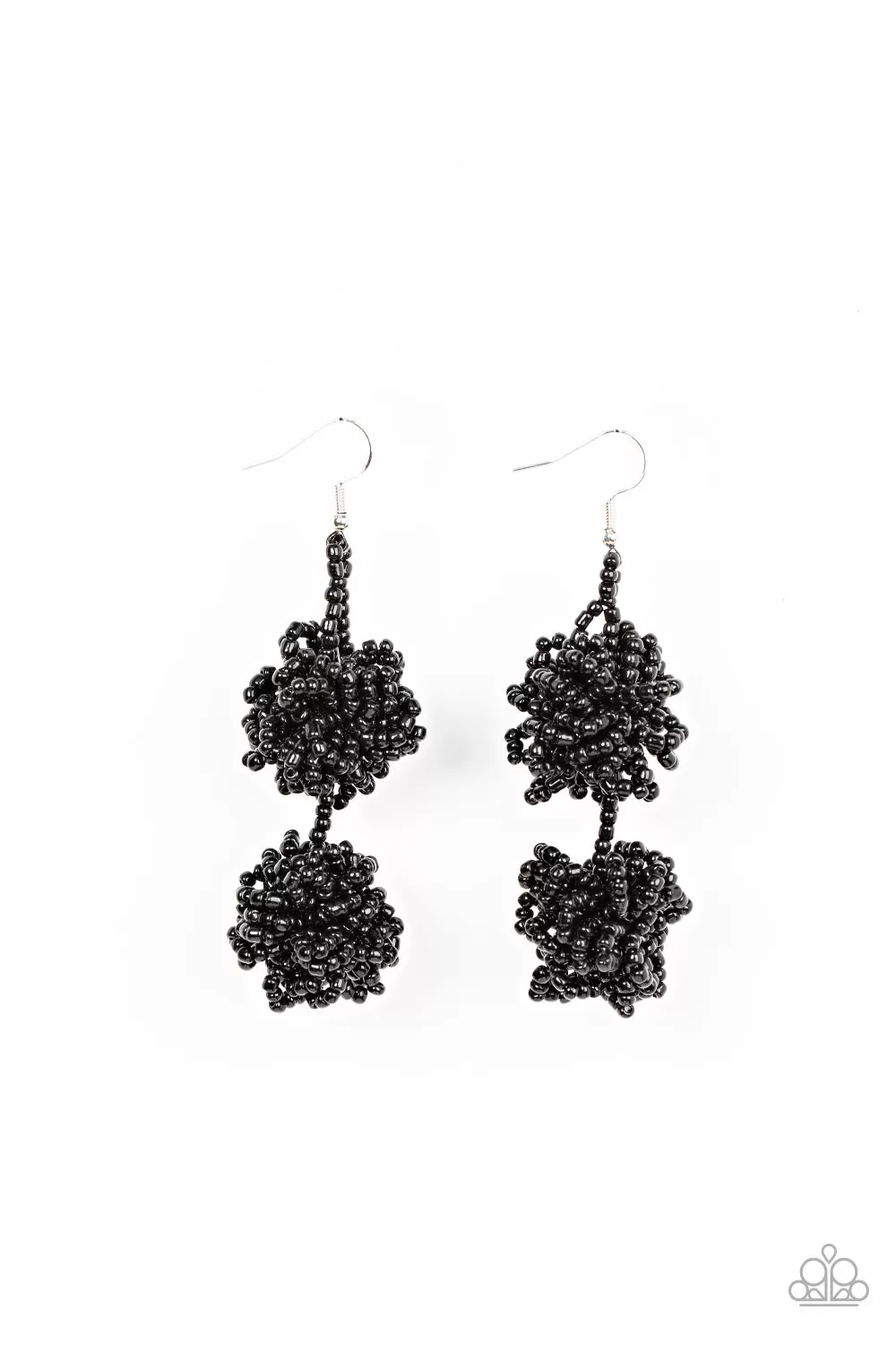 Celestial Collision - Black Earring