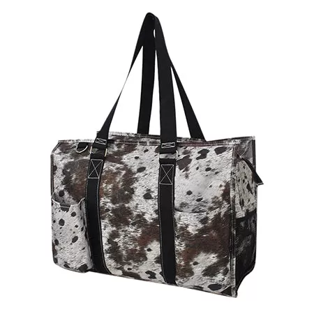 Chic Cow NGIL Zippered Caddy Large Organizer Tote Bag