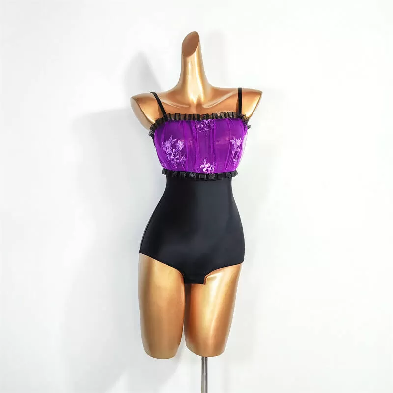 Chic Orchid Two Pieces Dance Outfit | ADL100