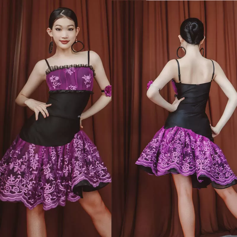 Chic Orchid Two Pieces Dance Outfit | ADL100