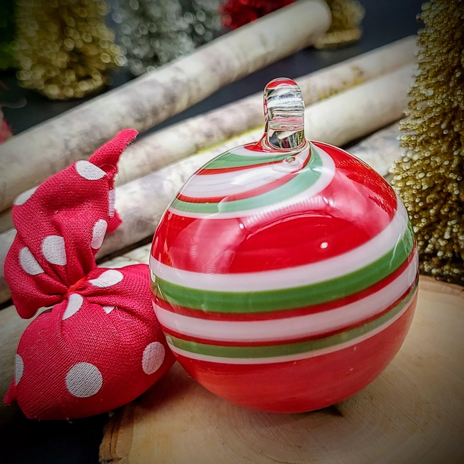 Christmas Ball Ornament (Ready To Ship)