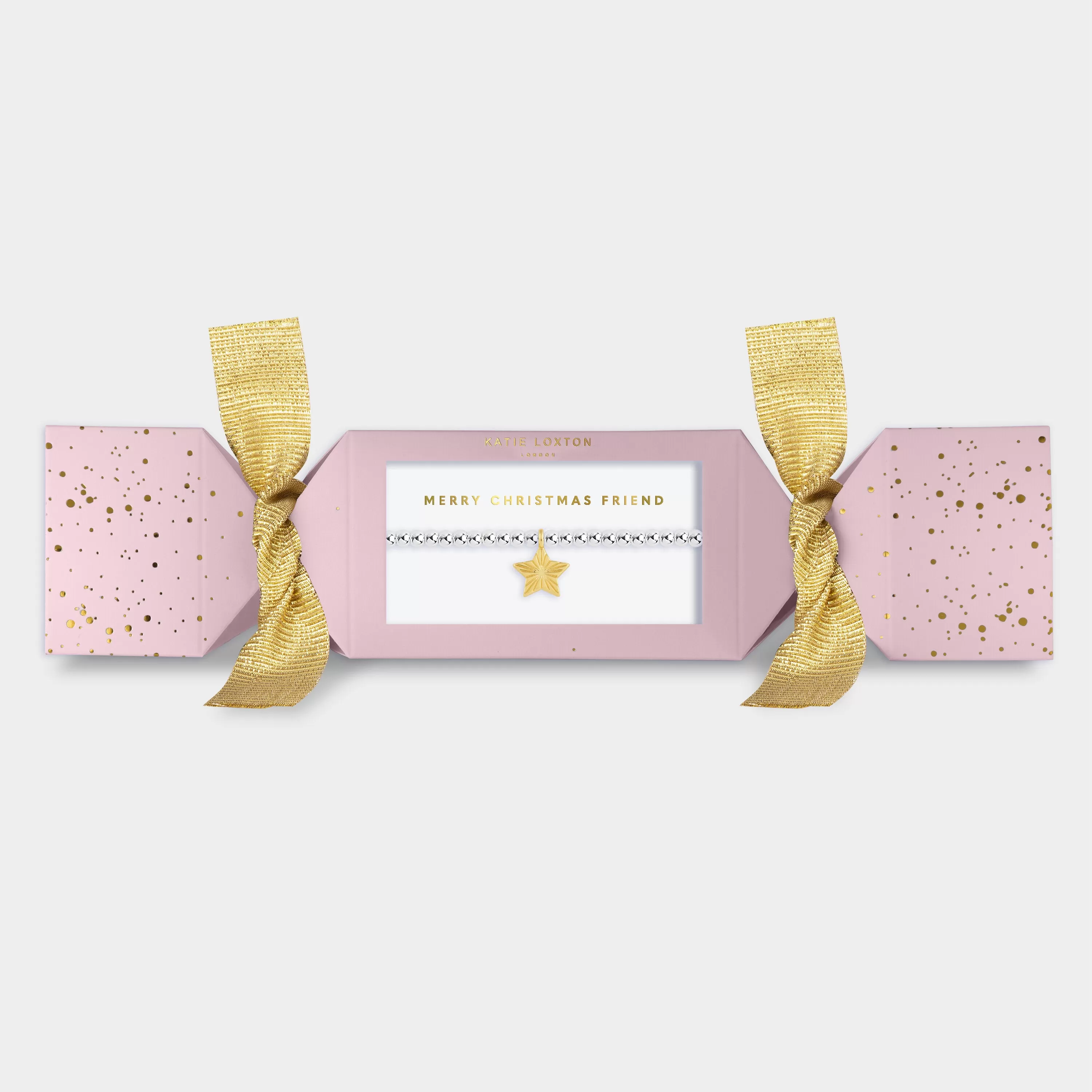 CHRISTMAS CRACKER BRACELET MERRY CHRISTMAS FRIEND - KATIE LOXTON