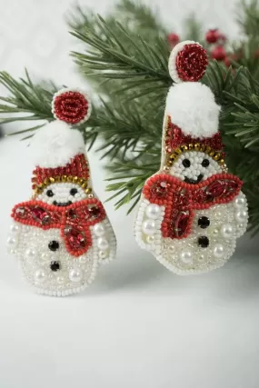 Christmas festive earrings