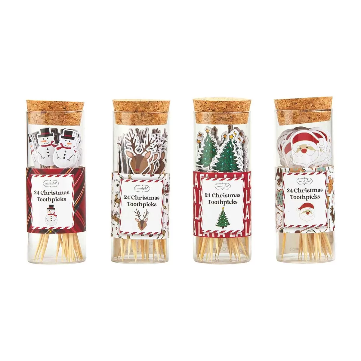 Christmas Toothpick Jars