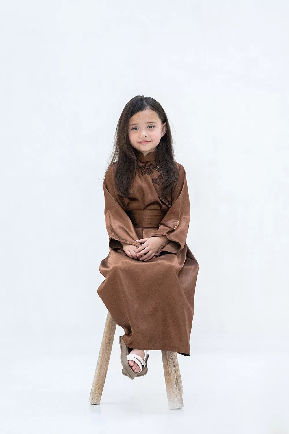 Cinnamon Blooms Kids Abaya