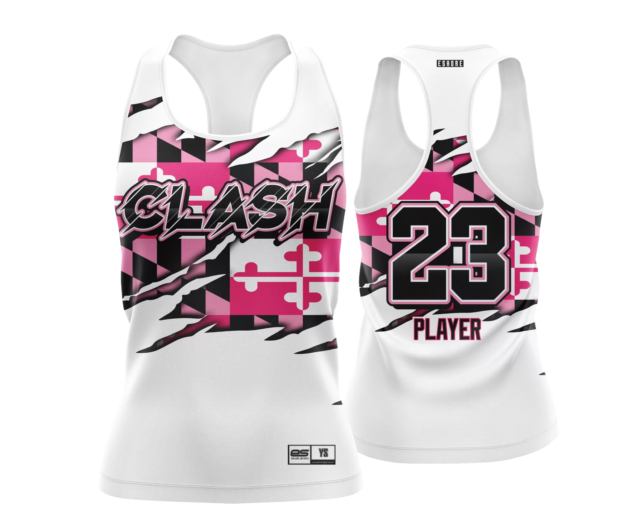 Clash FDS Racerback Pink Flag