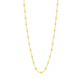 Classic Gigi Lemon necklace, yellow gold, 16.5"