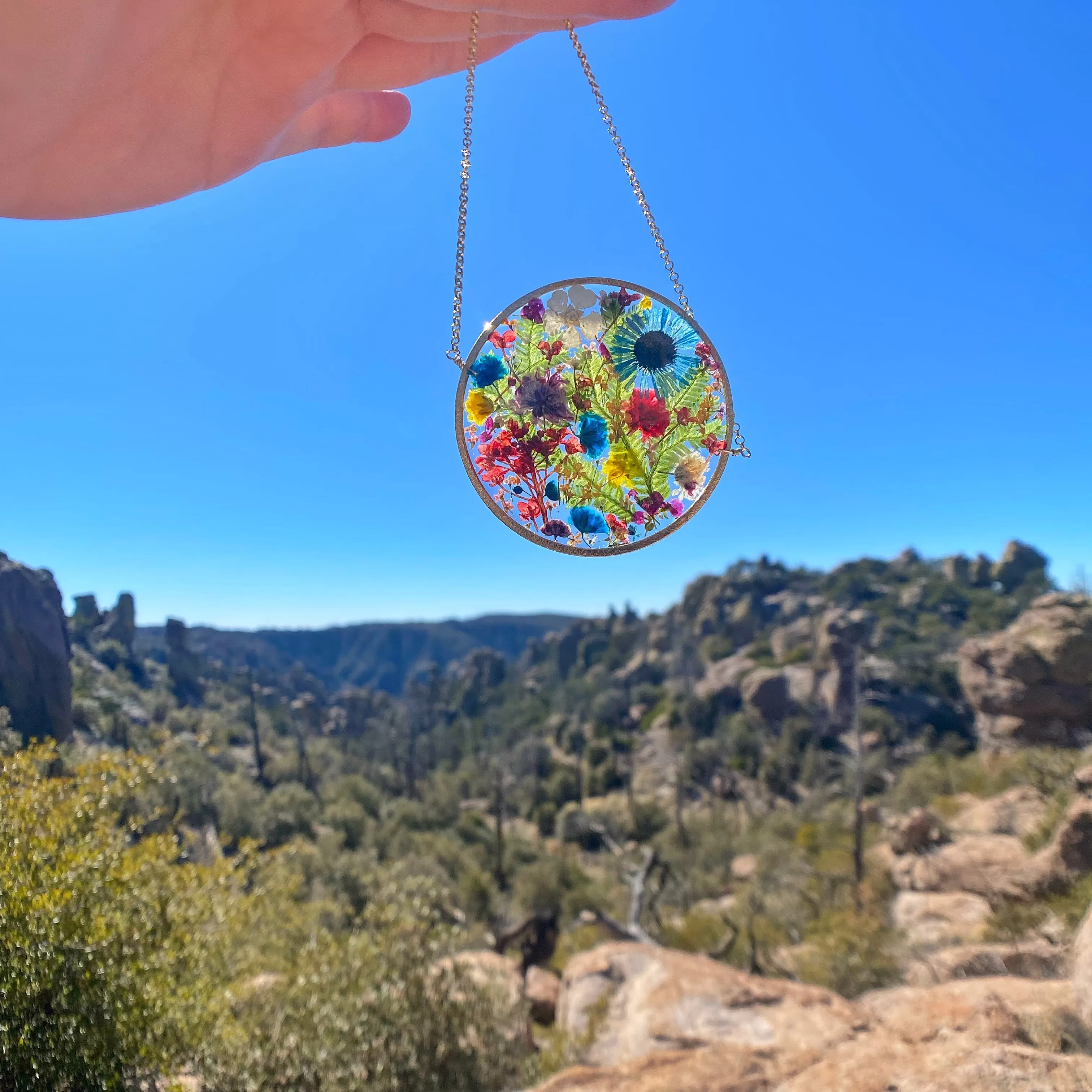 Colorful, Whimsical Garden Necklace | BG 27