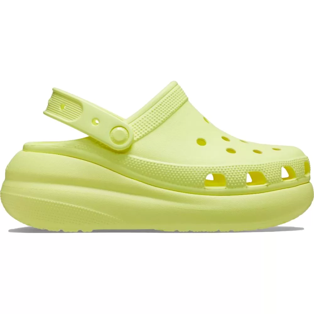 CROCS 203 UA UNISEX CLASSIC CRUSH CLOG-YELLOW