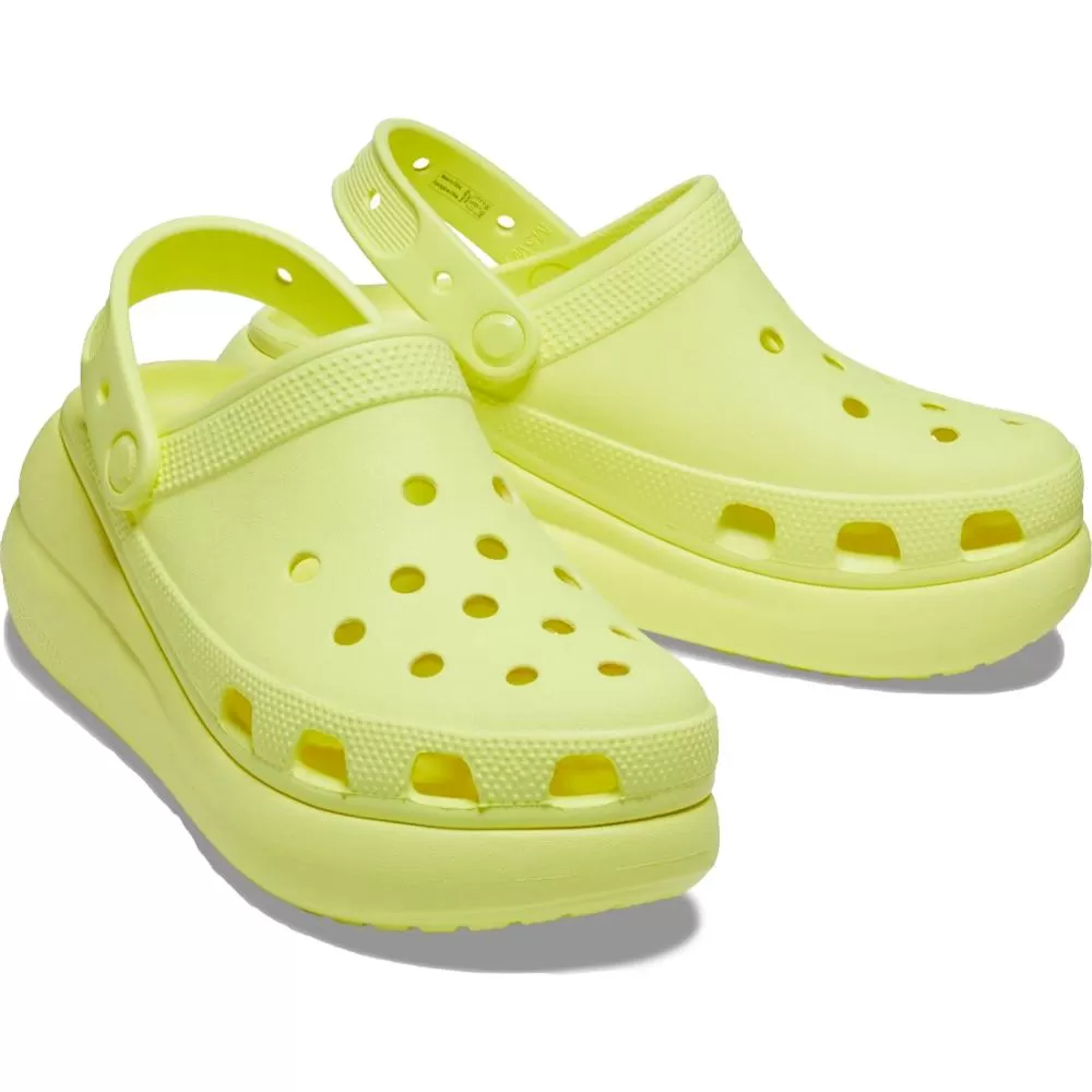 CROCS 203 UA UNISEX CLASSIC CRUSH CLOG-YELLOW