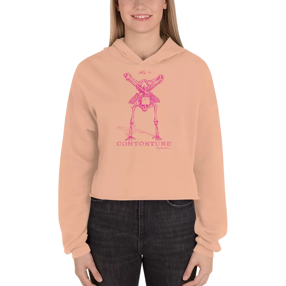 Cropped CONTORTURE Hoodie: Pinky