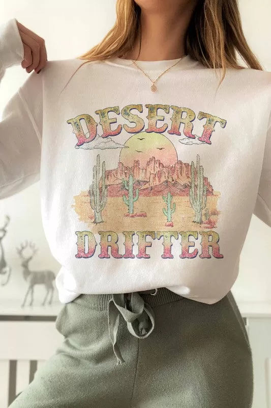 DESERT DRIFTER GRAPHIC SWEATSHIRT PLUS SIZE