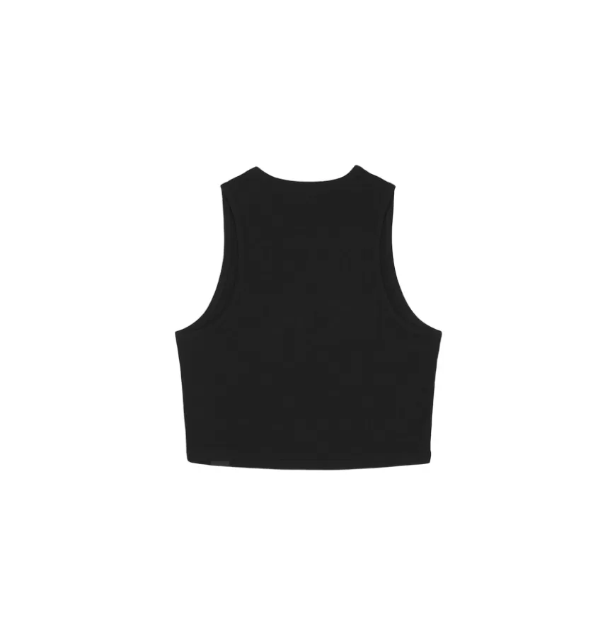 Dickies women's tank top in stretch cotton Powers DK0A4Y8DBLK1 black