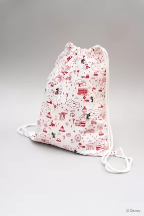 Drawstring Bag - Red Road Trip Mickey