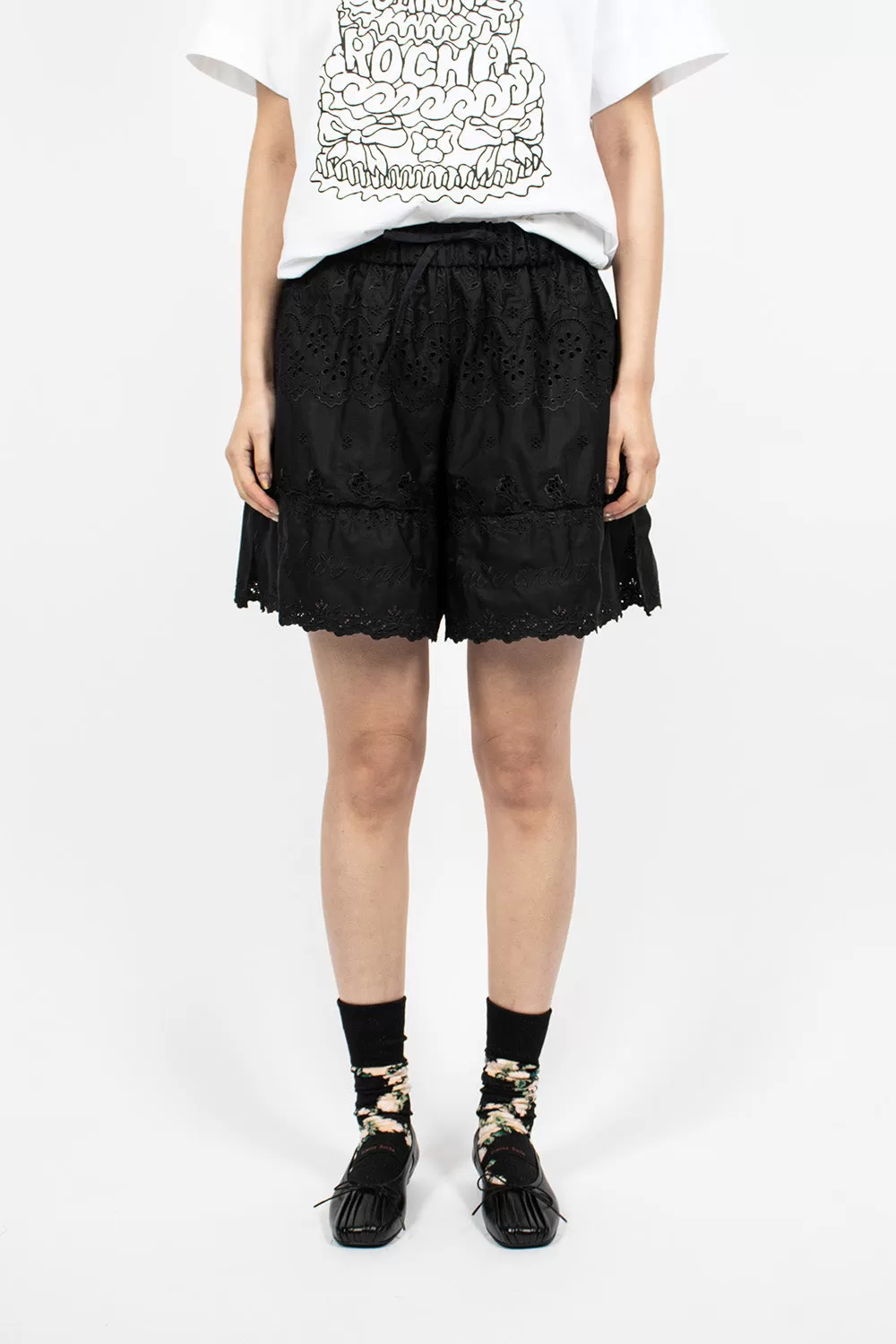 Easy Drawstring Shorts Black