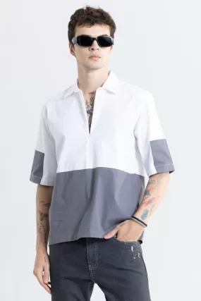 Easy Zip Grey Shirt