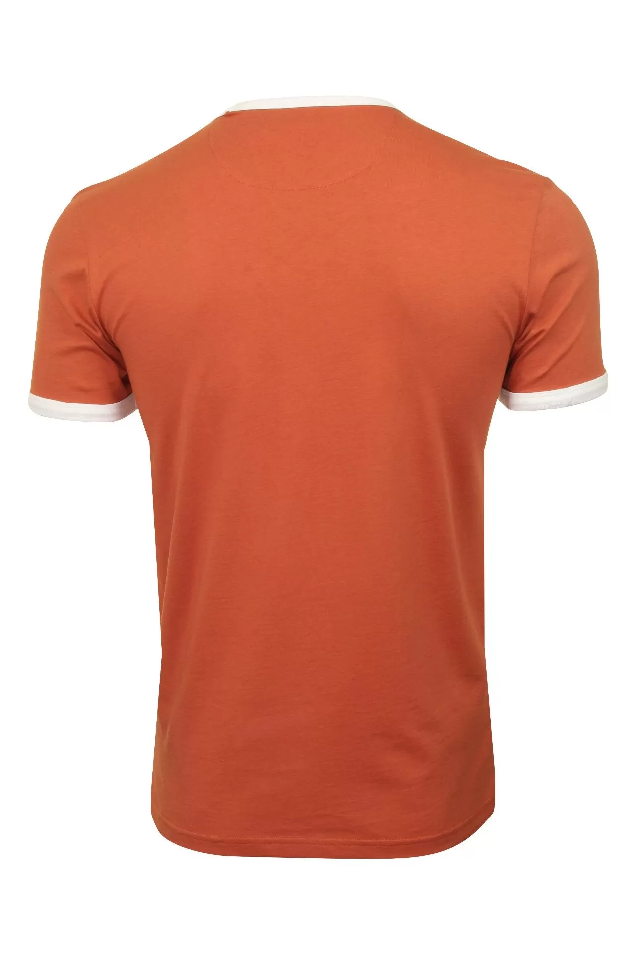 Farah Mens Crew Neck T-Shirt 'Groves Ringer Tee' - Short Sleeved