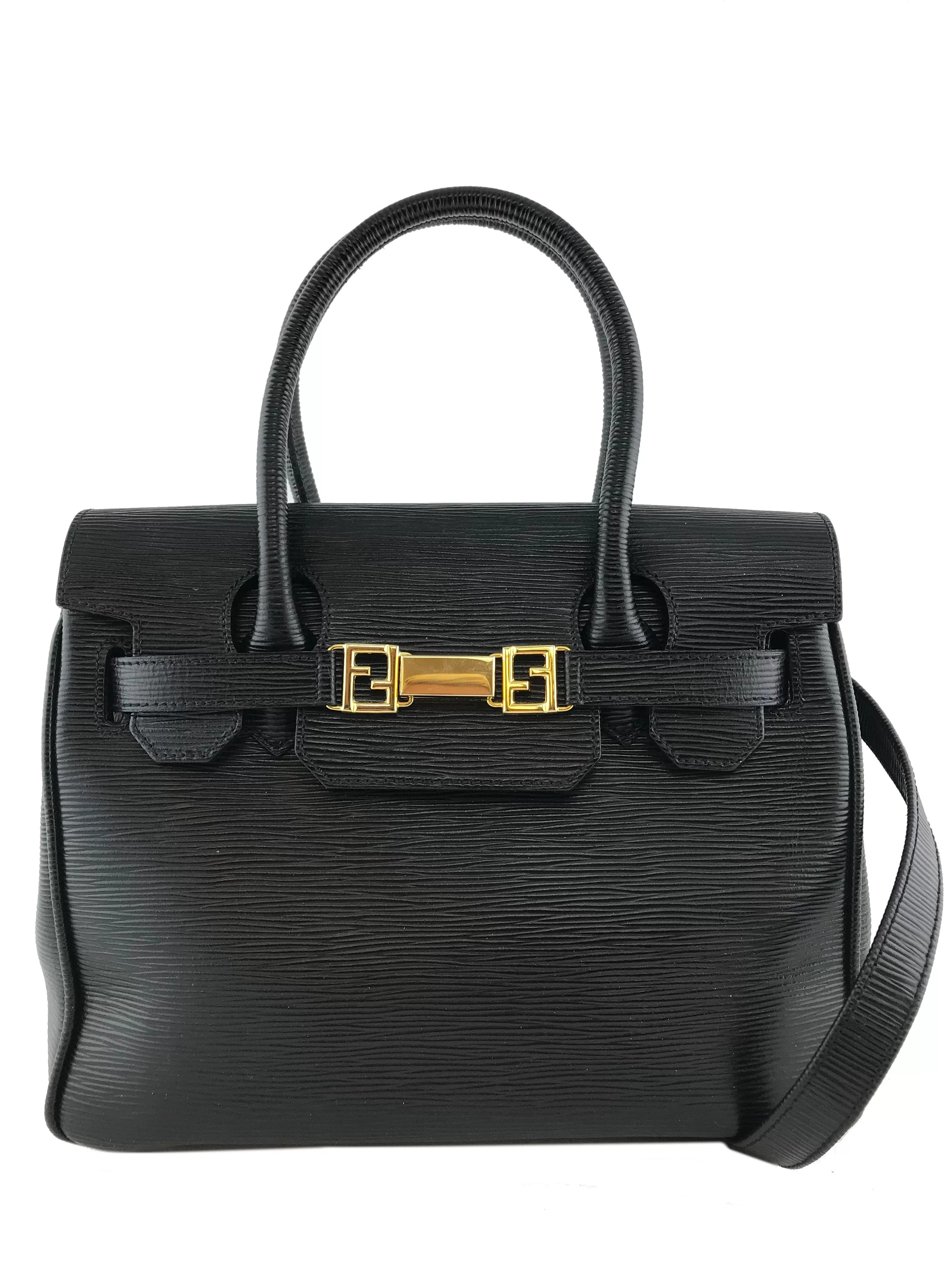 Fendi Roma Vintage Epi Leather Bag with Strap