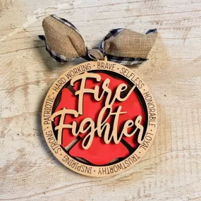 Fire Fighter Ornament