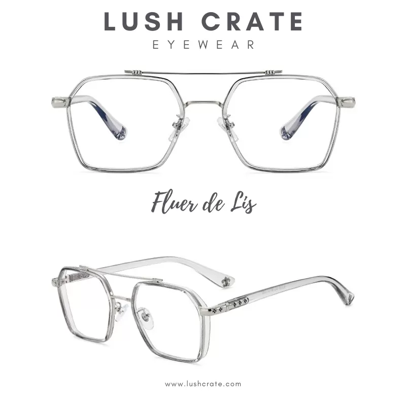 Fleur de Lis Retro Glasses